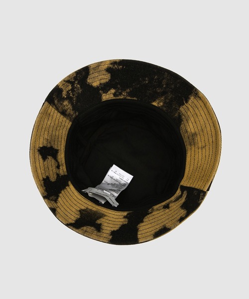 Feng Chen Wang(フェン・チェン・ワン)の「Tie Dye denim bucket hat(ハット・メンズ・イエロー×ブラック・ONE SIZE)」の3枚目の写真