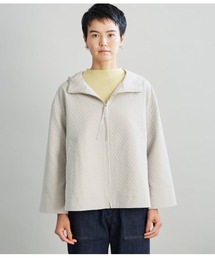 SIPULI | 【手洗い可能】Matelasse フーデッドブルゾン(ブルゾン)