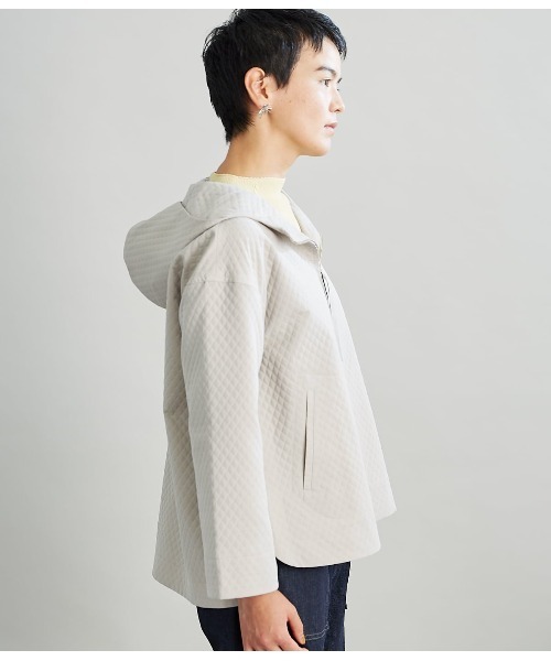 SIPULI（シプリ）の「【手洗い可能】Matelasse フーデッドブルゾン（ブルゾン・レディース・カーキ/グレイッシュベージュ・2）」の19枚目の写真