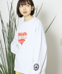 THRASHER（スラッシャー）の「THRASHER/スラッシャー Burning Heart Crew スウェット（スウェット・メンズ）」