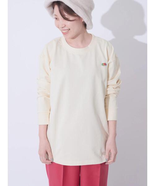FRUIT OF THE LOOM(フルーツオブザルーム)の「【FRUIT OF THE LOOM】AH EXCLUSIVE LOGO LS TEE(Tシャツ/カットソー・レディース・ピンク/アイボリー/グリーン系その他3/ロイヤルブルー・L/M)」の5枚目の写真