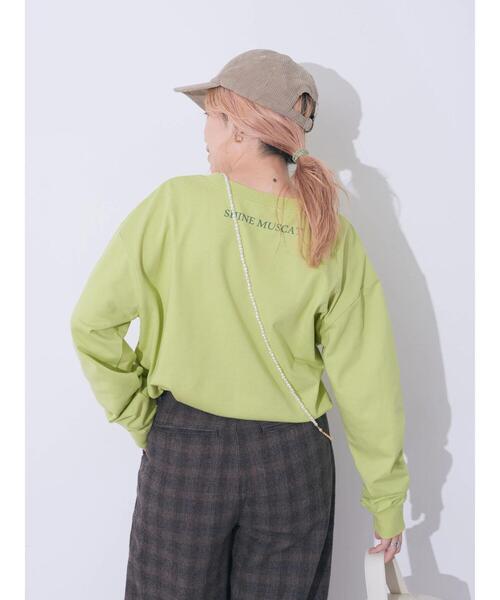 FRUIT OF THE LOOM(フルーツオブザルーム)の「【FRUIT OF THE LOOM】AH EXCLUSIVE LOGO LS TEE(Tシャツ/カットソー・レディース・ピンク/アイボリー/グリーン系その他3/ロイヤルブルー・L/M)」の10枚目の写真