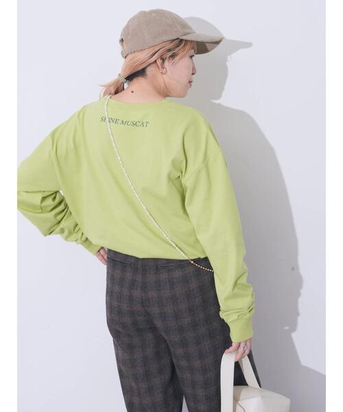 FRUIT OF THE LOOM(フルーツオブザルーム)の「【FRUIT OF THE LOOM】AH EXCLUSIVE LOGO LS TEE(Tシャツ/カットソー・レディース・ピンク/アイボリー/グリーン系その他3/ロイヤルブルー・L/M)」の11枚目の写真