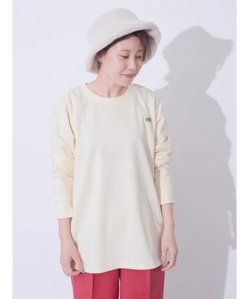 FRUIT OF THE LOOM(フルーツオブザルーム)の「【FRUIT OF THE LOOM】AH EXCLUSIVE LOGO LS TEE(Tシャツ/カットソー・レディース・ピンク/アイボリー/グリーン系その他3/ロイヤルブルー・L/M)」の16枚目の写真
