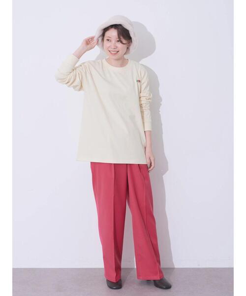 FRUIT OF THE LOOM(フルーツオブザルーム)の「【FRUIT OF THE LOOM】AH EXCLUSIVE LOGO LS TEE(Tシャツ/カットソー・レディース・ピンク/アイボリー/グリーン系その他3/ロイヤルブルー・L/M)」の18枚目の写真