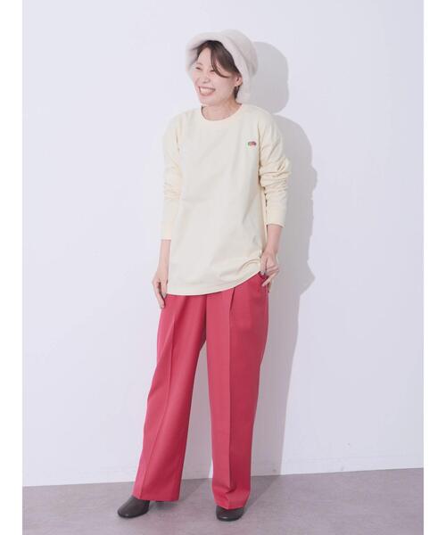 FRUIT OF THE LOOM(フルーツオブザルーム)の「【FRUIT OF THE LOOM】AH EXCLUSIVE LOGO LS TEE(Tシャツ/カットソー・レディース・ピンク/アイボリー/グリーン系その他3/ロイヤルブルー・L/M)」の19枚目の写真