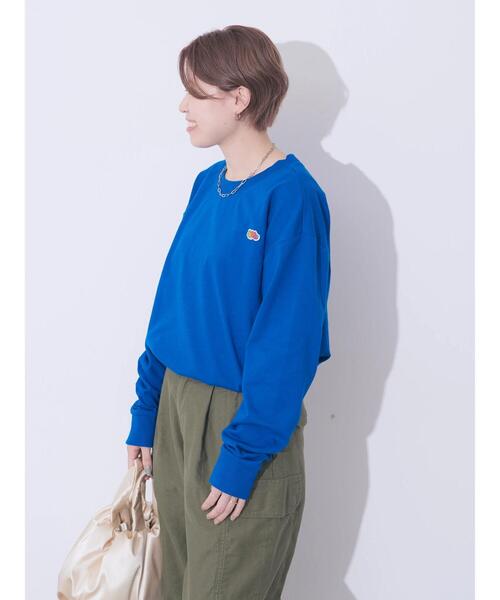 FRUIT OF THE LOOM(フルーツオブザルーム)の「【FRUIT OF THE LOOM】AH EXCLUSIVE LOGO LS TEE(Tシャツ/カットソー・レディース・ピンク/アイボリー/グリーン系その他3/ロイヤルブルー・L/M)」の21枚目の写真