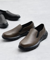 And A | PADRONE パドローネ / HB SIDE GORE SHOES サイドゴアシューズ レザースリッポン  / PU5311-2002(スリッポン)