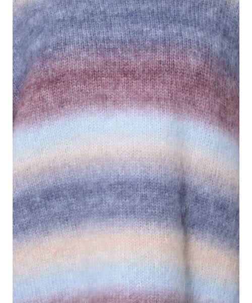 EVRIS（エヴリス）の「グラデーションニットトップス（ニット/セーター・レディース・グリーン/ブラウン/パープル・FREE）」の22枚目の写真