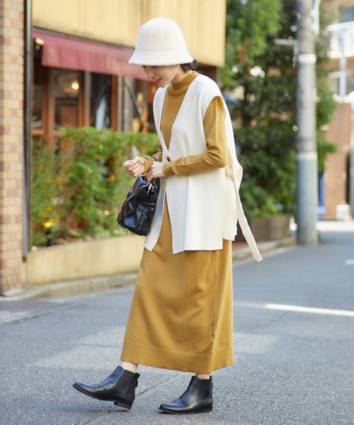 Katharine Ross ミラノリブニットワンピース ニットベスト2セット ワンピース Katharine Ross キャサリンロス のファッション通販 Zozotown