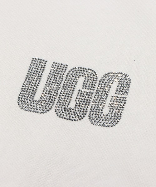 UGG（アグ）の「UGG@mos ラインストーン ショートスウェット / アグ ラインストーン ショートスウェット（スウェット・レディース・ホワイト/ブルー/グレー・M/L）」の12枚目の写真