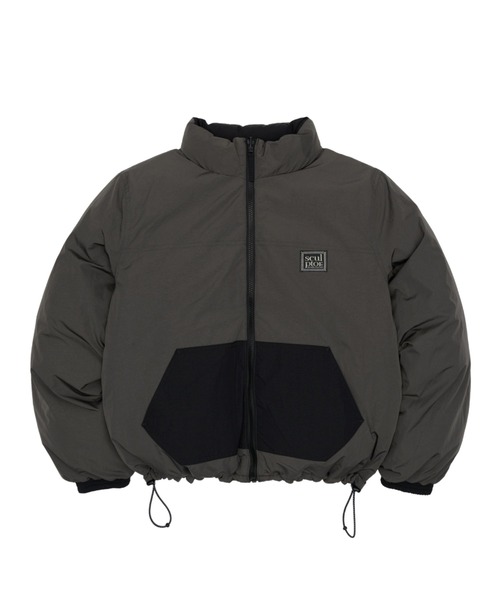 SCULPTOR（スカルプター）の「102 RDS Short Reversible Puffer Down/ショートリバーシブルパッファーダウン（ダウンジャケット/コート・レディース・パープル系その他/ブラック/アイボリー・SMALL/MEDIUM）」の8枚目の写真