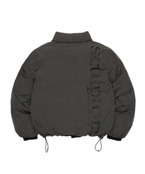 SCULPTOR（スカルプター）の「102 RDS Short Reversible Puffer Down/ショートリバーシブルパッファーダウン（ダウンジャケット/コート・レディース・パープル系その他/ブラック/アイボリー・SMALL/MEDIUM）」の9枚目の写真