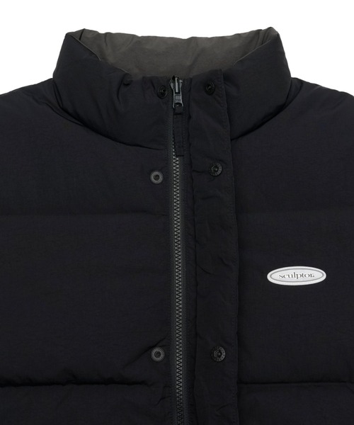 SCULPTOR（スカルプター）の「102 RDS Short Reversible Puffer Down/ショートリバーシブルパッファーダウン（ダウンジャケット/コート・レディース・パープル系その他/ブラック/アイボリー・SMALL/MEDIUM）」の10枚目の写真