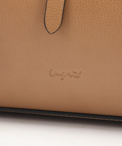 【Ungrid/アングリッド】両アオリポケット スクウェア ハンドバッグ（ボストンバッグ）｜Ungrid（アングリッド）