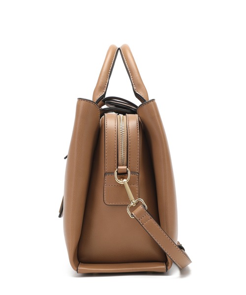 【Ungrid/アングリッド】両アオリポケット スクウェア ハンドバッグ（ボストンバッグ）｜Ungrid（アングリッド）