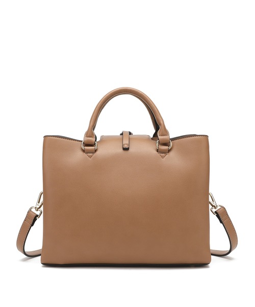 【Ungrid/アングリッド】両アオリポケット スクウェア ハンドバッグ（ボストンバッグ）｜Ungrid（アングリッド）