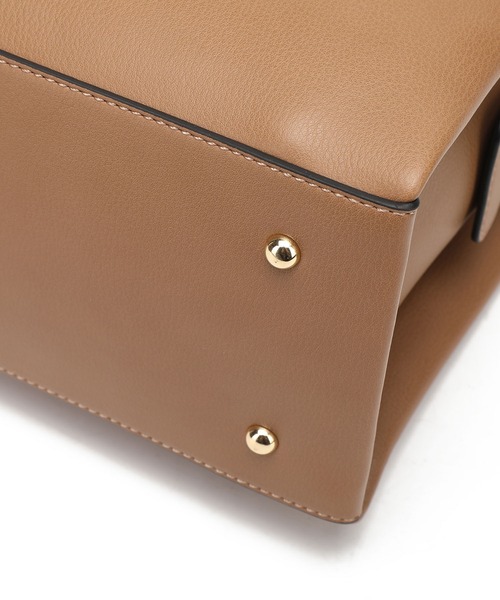 【Ungrid/アングリッド】両アオリポケット スクウェア ハンドバッグ（ボストンバッグ）｜Ungrid（アングリッド）