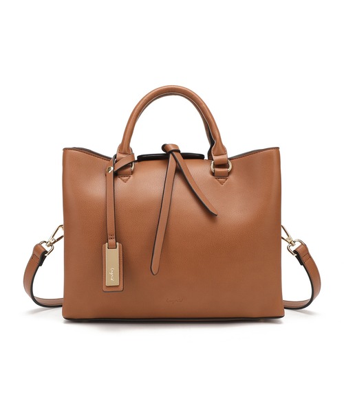 【Ungrid/アングリッド】両アオリポケット スクウェア ハンドバッグ（ボストンバッグ）｜Ungrid（アングリッド）