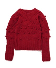 【AYNI】EPA POPCORN KNIT PO