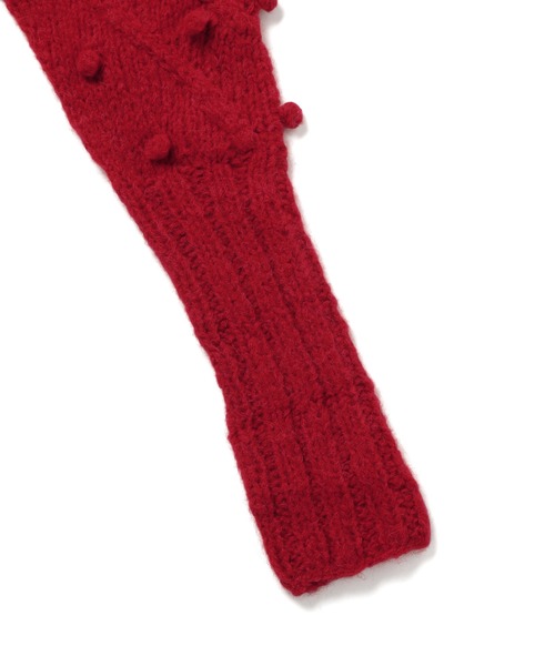 M TO R（ムウトアール）の「【AYNI】EPA POPCORN KNIT PO（ニット/セーター・レディース・レッド・S）」の6枚目の写真