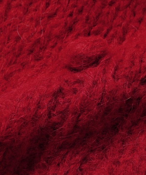 M TO R（ムウトアール）の「【AYNI】EPA POPCORN KNIT PO（ニット/セーター・レディース・レッド・S）」の8枚目の写真