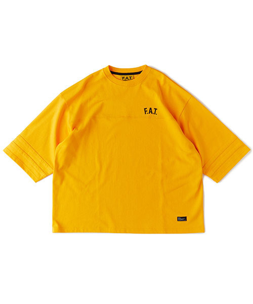 FAT(エフエイティー)の「RUNNINGBACK(Tシャツ/カットソー・メンズ・ホワイト/グリーン/ネイビー/イエロー・TITCH(M)/JUMBO(XXL)/SKINNY(L)/FAT(XL))」の4枚目の写真