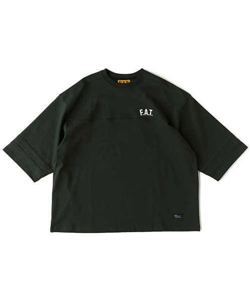 FAT(エフエイティー)の「RUNNINGBACK(Tシャツ/カットソー・メンズ・ホワイト/グリーン/ネイビー/イエロー・TITCH(M)/JUMBO(XXL)/SKINNY(L)/FAT(XL))」の3枚目の写真