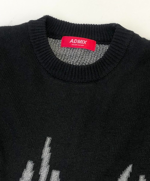 ADMIX/ATELIER SAB MEN(アドミックスアトリエサブメン)の「ファイヤーパターン / クルーネックセーター(ニット/セーター・メンズ・グレー系その他/ブルー系その他・FREE)」の8枚目の写真