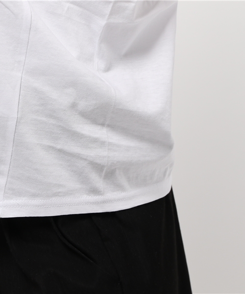 DISCOAT（ディスコート）の「【Discoat】肩タックシルケットプルオーバー（Tシャツ/カットソー・レディース・ホワイト/グレー/ネイビー・ﾌﾘ-）」の4枚目の写真