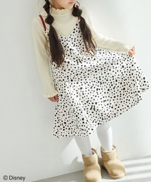 Disney（ディズニー）の「【KIDS】【101匹わんちゃん】リンクコーデ/ダルメシアン柄キャミワンピース（ワンピース・キッズ）」
