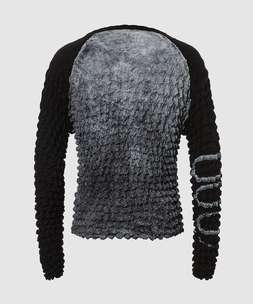 MASU（エムエーエスユー）の「"TONGUE AND LIPS" POPCORN RAGLAN L/S T-SHIRT（Tシャツ/カットソー・メンズ・グレー・46/48）」の2枚目の写真