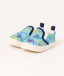 Kids Foret（キッズフォーレ）の「ユニコーン・恐竜・働く車・苺総柄スリッポン（スリッポン）」