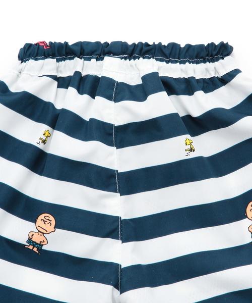 green label relaxing（グリーンレーベルリラクシング）の「【BABY】PEANUTS ボーダースイムウェアパンツ（水着・キッズ・ネイビー・90cm）」の3枚目の写真