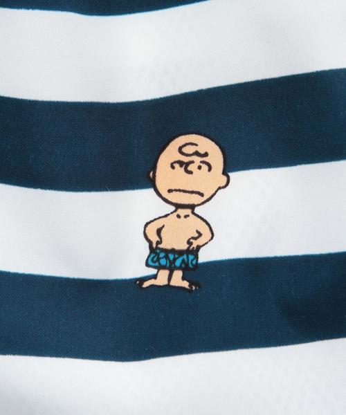 green label relaxing（グリーンレーベルリラクシング）の「【BABY】PEANUTS ボーダースイムウェアパンツ（水着・キッズ・ネイビー・90cm）」の6枚目の写真