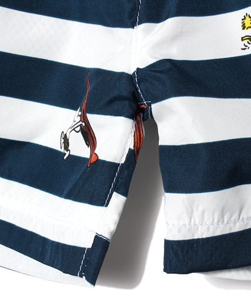 green label relaxing（グリーンレーベルリラクシング）の「【BABY】PEANUTS ボーダースイムウェアパンツ（水着・キッズ・ネイビー・90cm）」の7枚目の写真