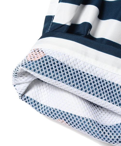 green label relaxing（グリーンレーベルリラクシング）の「【BABY】PEANUTS ボーダースイムウェアパンツ（水着・キッズ・ネイビー・90cm）」の9枚目の写真