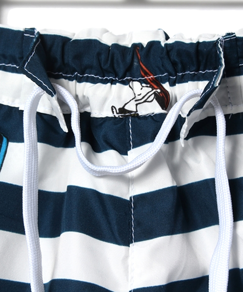 green label relaxing（グリーンレーベルリラクシング）の「【BABY】PEANUTS ボーダースイムウェアパンツ（水着・キッズ・ネイビー・90cm）」の4枚目の写真