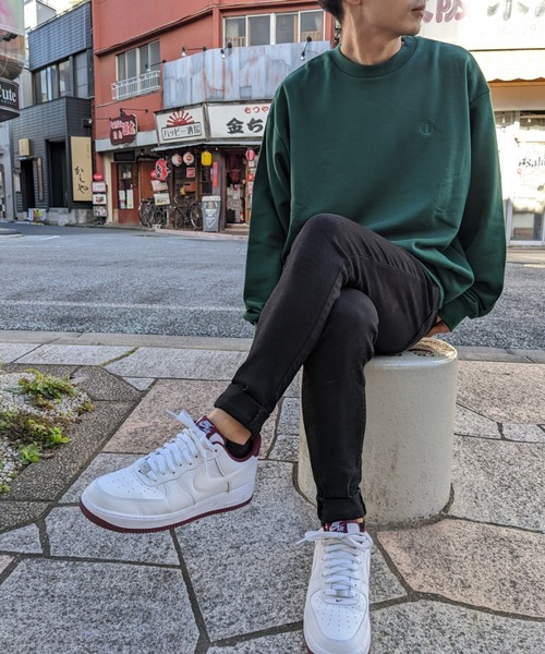 NESTA(ネスタ)の「【ZOZO限定】ビックシルエット クルーネック スウェット 同色刺繍 NESTA サークルロゴ(スウェット・メンズ・ダークグリーン/グレー/ブラック/アイボリー・L/XL)」の7枚目の写真
