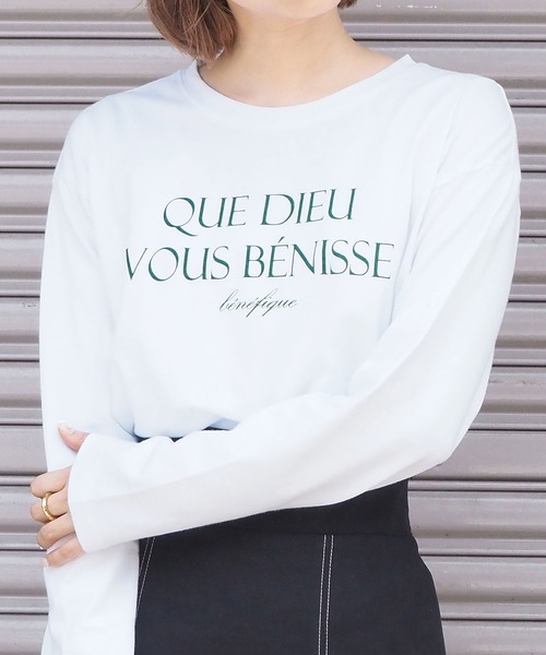 tiptop（ティップトップ）の「アソートロゴロンT（Tシャツ/カットソー・レディース・ホワイト系その他2/ホワイト系その他/ホワイト系その他4/ホワイト系その他3・FREE）」の13枚目の写真