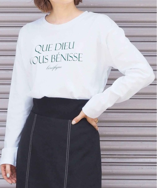 tiptop（ティップトップ）の「アソートロゴロンT（Tシャツ/カットソー・レディース・ホワイト系その他2/ホワイト系その他/ホワイト系その他4/ホワイト系その他3・FREE）」の15枚目の写真