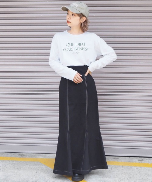 tiptop（ティップトップ）の「アソートロゴロンT（Tシャツ/カットソー・レディース・ホワイト系その他2/ホワイト系その他/ホワイト系その他4/ホワイト系その他3・FREE）」の16枚目の写真