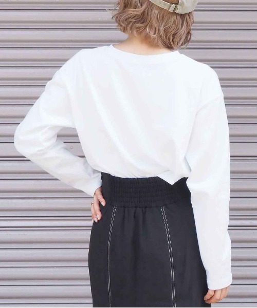 tiptop（ティップトップ）の「アソートロゴロンT（Tシャツ/カットソー・レディース・ホワイト系その他2/ホワイト系その他/ホワイト系その他4/ホワイト系その他3・FREE）」の18枚目の写真