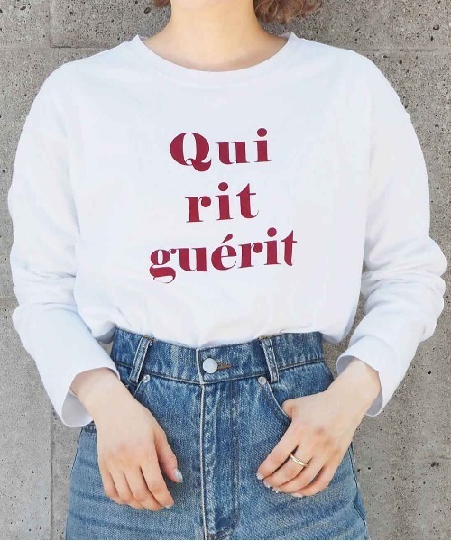 tiptop（ティップトップ）の「アソートロゴロンT（Tシャツ/カットソー・レディース・ホワイト系その他2/ホワイト系その他/ホワイト系その他4/ホワイト系その他3・FREE）」の19枚目の写真