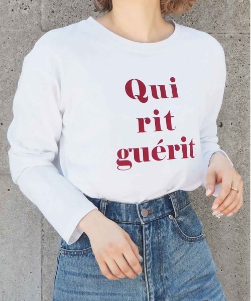 tiptop（ティップトップ）の「アソートロゴロンT（Tシャツ/カットソー・レディース・ホワイト系その他2/ホワイト系その他/ホワイト系その他4/ホワイト系その他3・FREE）」の20枚目の写真