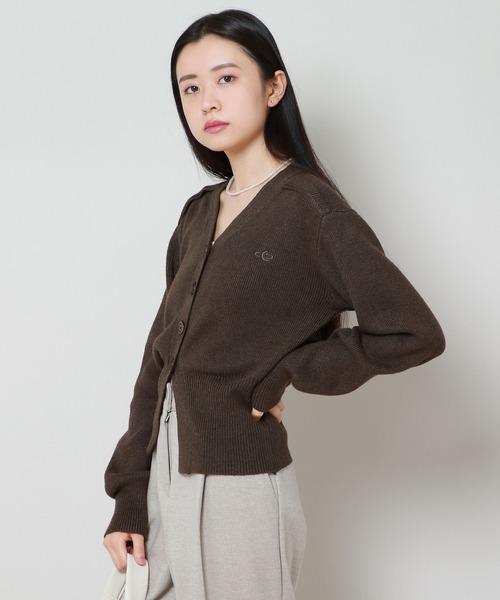 ALAND（エーランド）の「AVANDRESS／バルーンリブカーディガン 2180095（カーディガン/ボレロ・レディース・グリーン/チャコール・MEDIUM）」の10枚目の写真