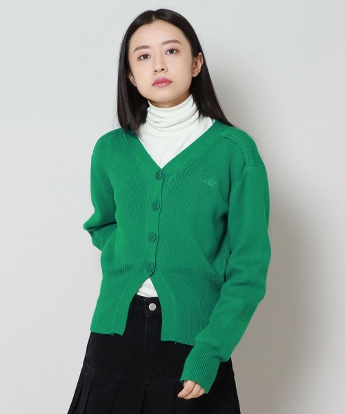 ALAND（エーランド）の「AVANDRESS／バルーンリブカーディガン 2180095（カーディガン/ボレロ・レディース・グリーン/チャコール・MEDIUM）」の14枚目の写真