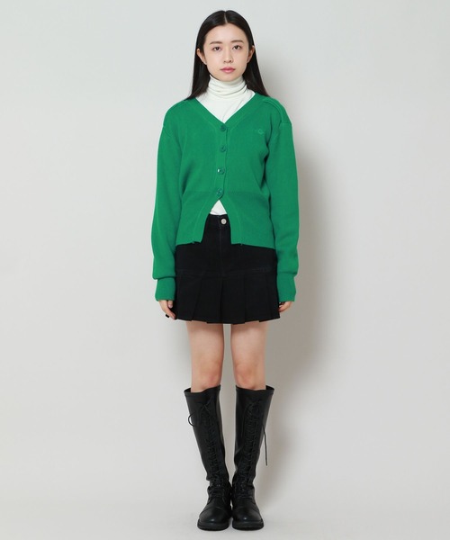 ALAND（エーランド）の「AVANDRESS／バルーンリブカーディガン 2180095（カーディガン/ボレロ・レディース・グリーン/チャコール・MEDIUM）」の16枚目の写真