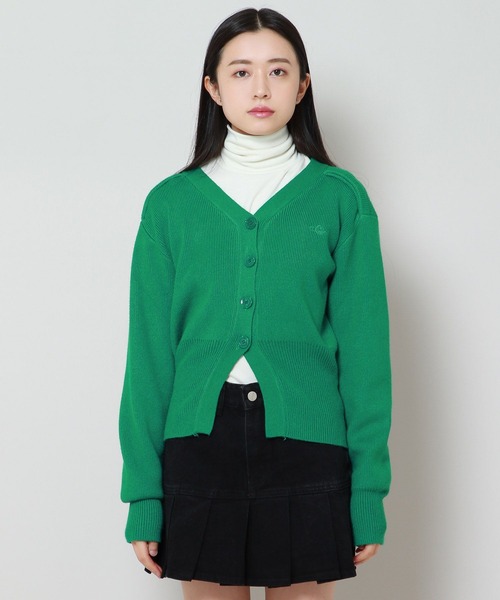 ALAND（エーランド）の「AVANDRESS／バルーンリブカーディガン 2180095（カーディガン/ボレロ・レディース・グリーン/チャコール・MEDIUM）」の17枚目の写真