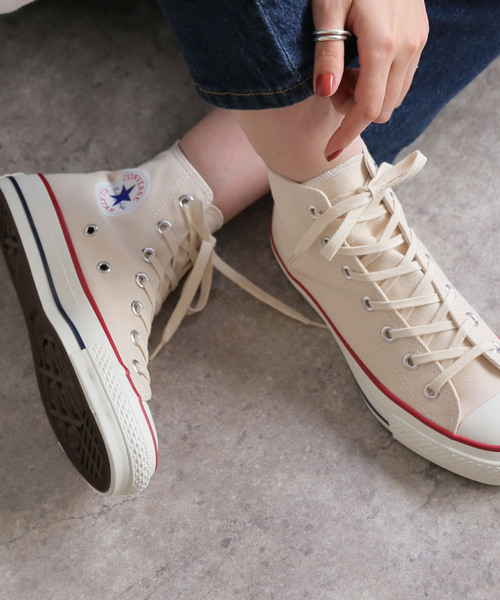 CONVERSE ALL STAR ハイカットスニーカー アイボリー　23cm コンバース CONVERSE レディース スニーカー ハイカット 厚底